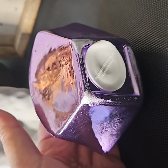 PURPLE METALLIC CERAMIC LIPS PIGGY BANK - Picture 4 of 4